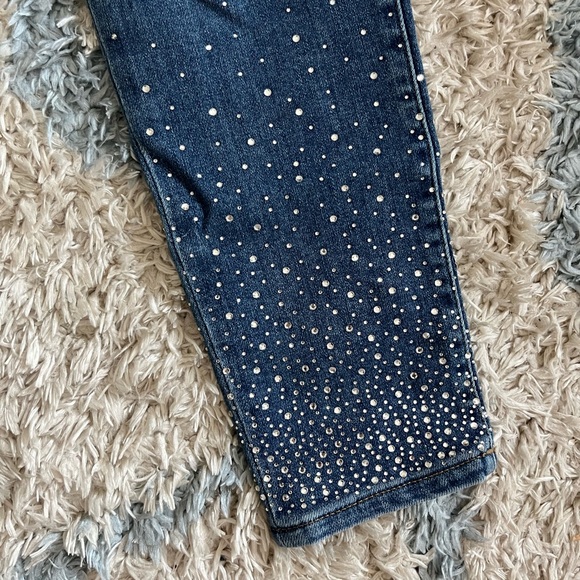 TRUE RELIGION~ “CAIA” ULTRA HIGH RISE RHINESTONE SKINNY JEANS SZ.31 - Picture 2 of 8